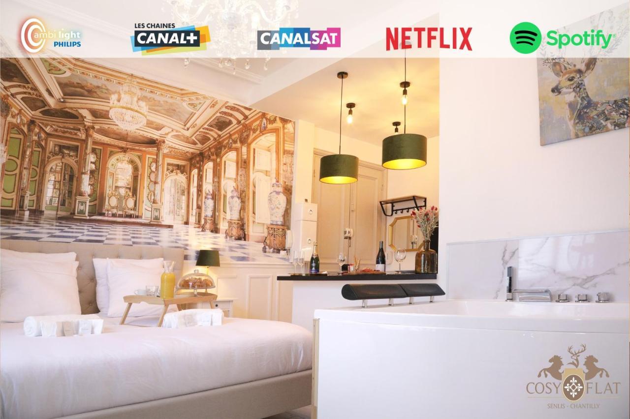 Апартаменты La Marquise - Cosy Flat - Jacuzzi - Senlis Санлис Экстерьер фото